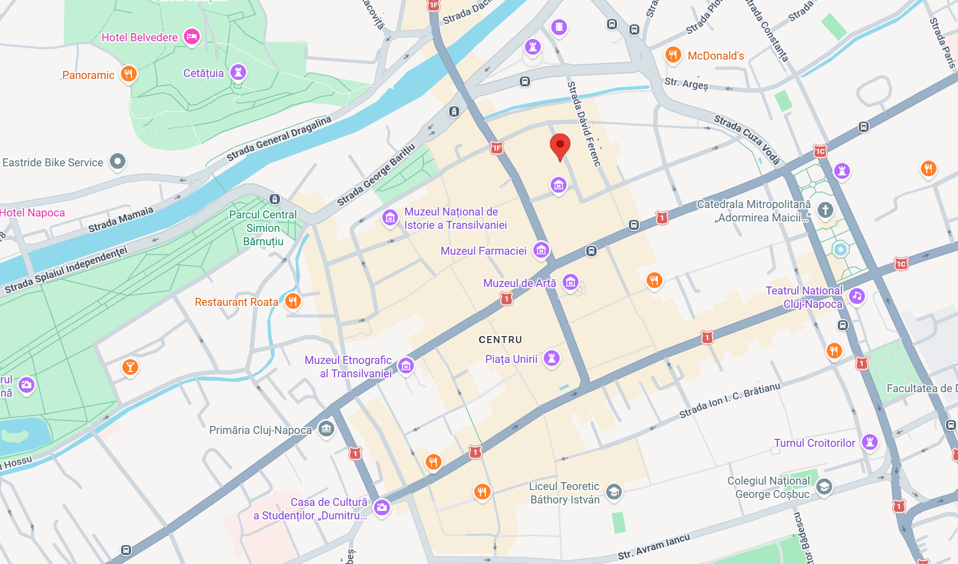Office location map — Strada Cotită 9, Cluj-Napoca